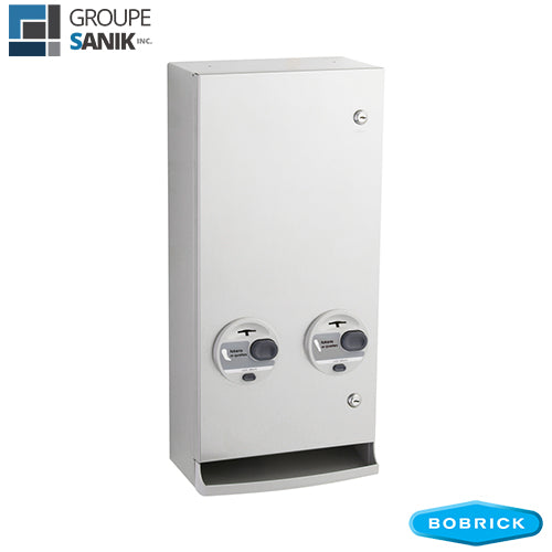 Distributeur à serviettes sanitaires et tampons en surface B-2706