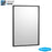 Welded frame mirror matte black finish B-290.MBLK