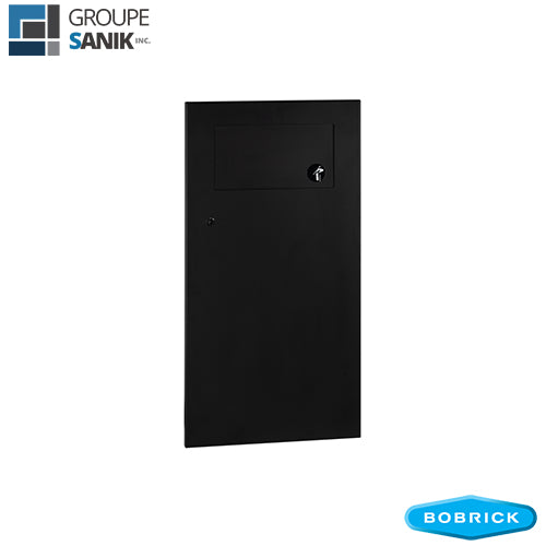 Poubelle encastrée 11.3 litres noir mat B-35633.MBLK