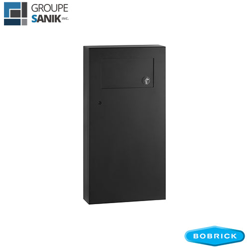 Poubelle en surface 11.3 litres noir mat B-35639.MBLK