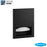 Distributeur à papier essuie-mains encastré noir mat avec barrure B-359033.MBLK
