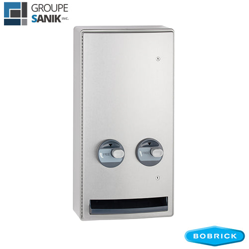 Distributeur à serviettes sanitaires et tampons en surface B-47069