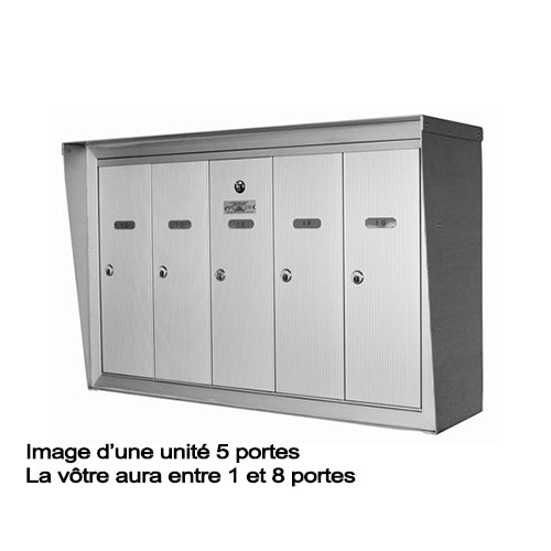Surface mounted Vertical Mailbox CMC NS 301 WM Groupe Sanik surface-mounted-vertical-mailbox-cmc-ns-301-wm-groupe-sanik