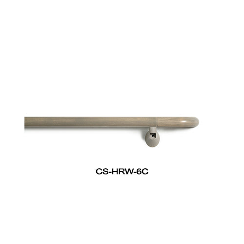Single wooden handrail CS-HRW-6C / CS-HRWS-6C