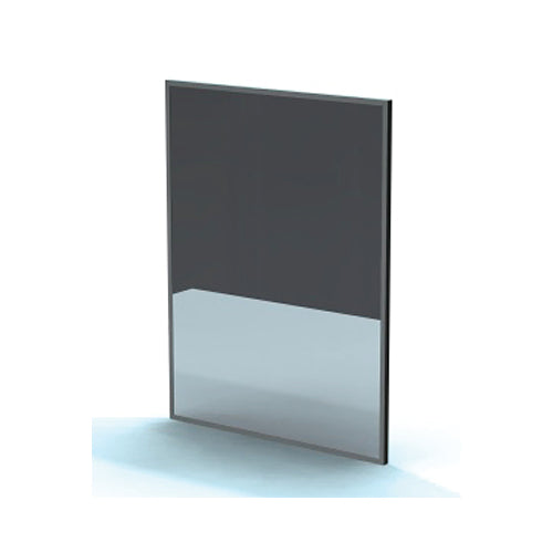 Tempered glass mirror with folded corners SM-850