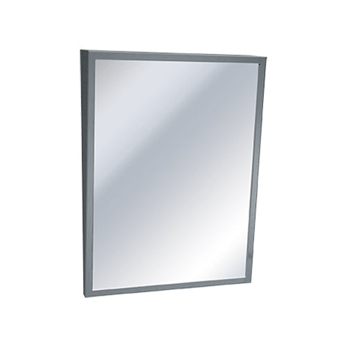 Fixed inclined mirror with welded frame W-0535