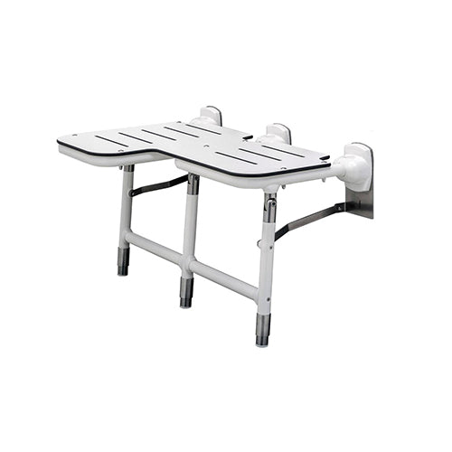 Banc de douche bariatrique relevable à pattes B-918116