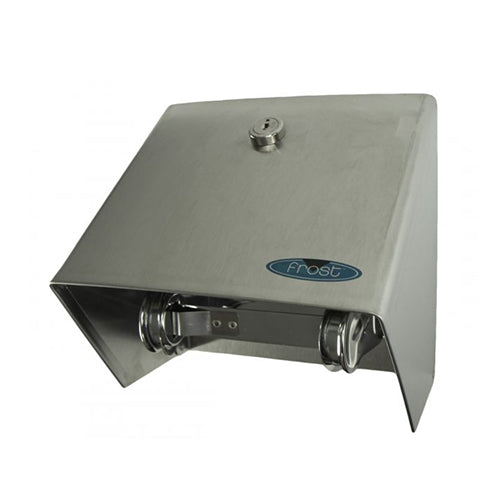 Toilet paper dispenser with hood F-156-S