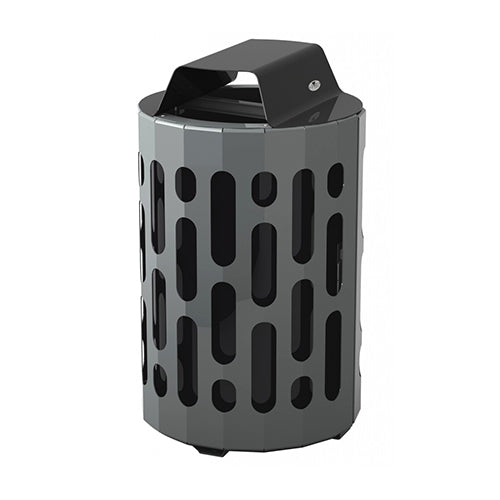 Outdoor garbage can 160 liters F-2020